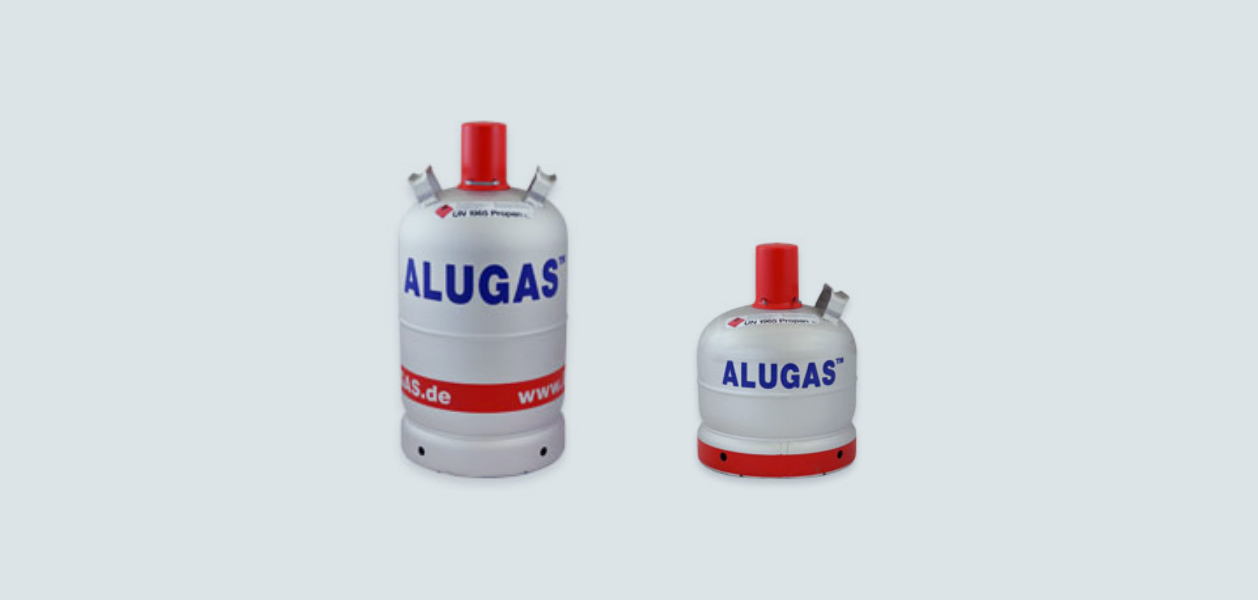 ALUGAS - leichte Gasflaschen für den Wohnwagen