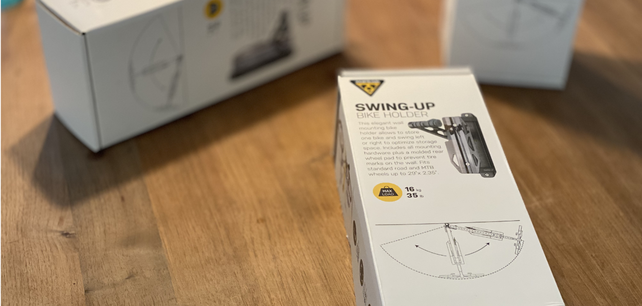 Topeak SwingUp Holder Sichere Fahrradhalterung zur Wandmontage