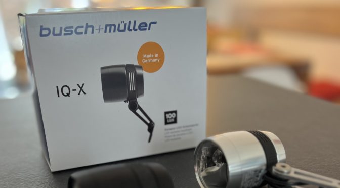Busch + Müller - IQ-X Frontscheinwerfer 100 Lux für den Dynamo