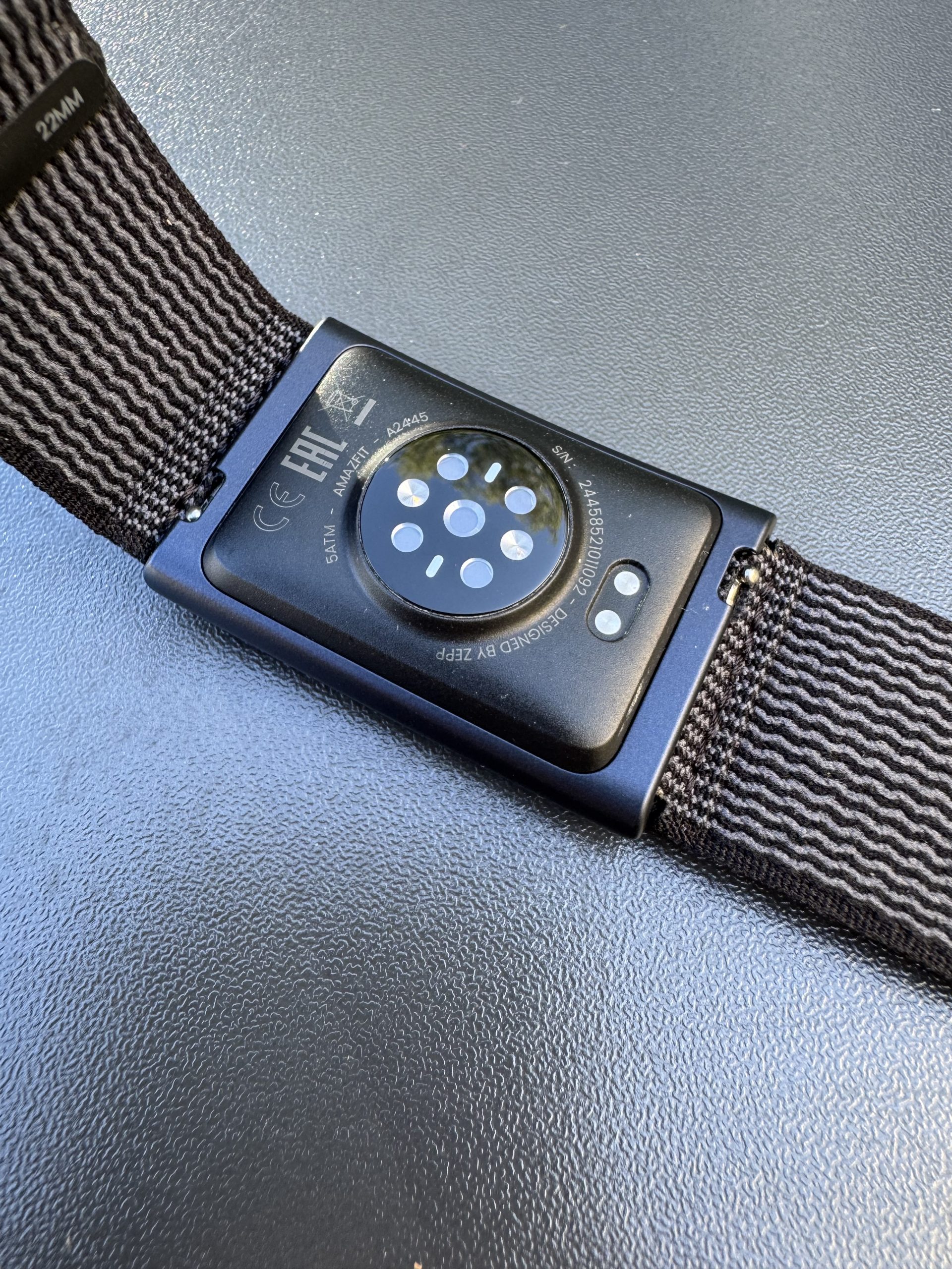 Amazfit Helio Strap im Test - Rückseite