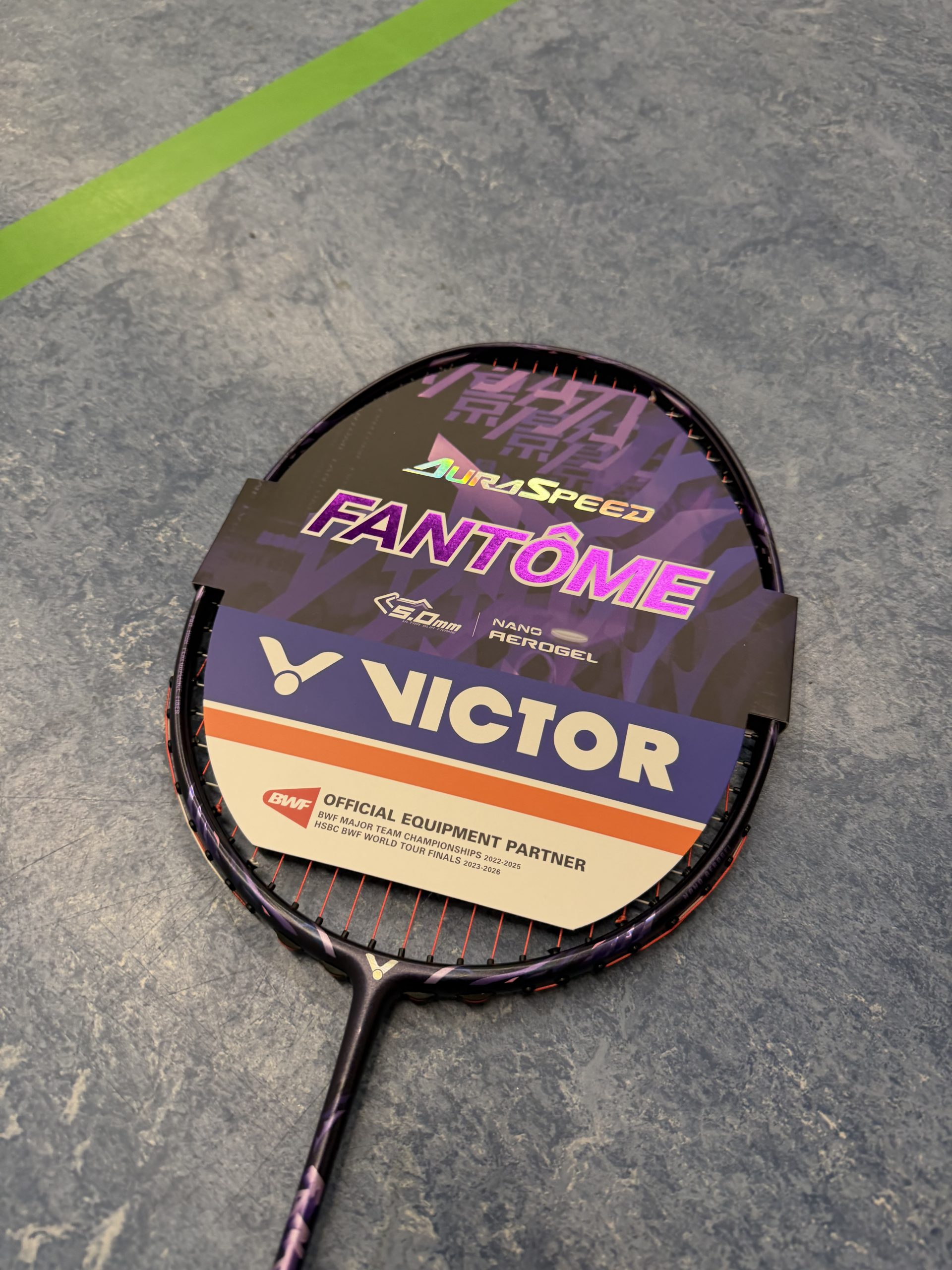 Victor Auraspeed Fantôme J im Test - Badmintonschläger