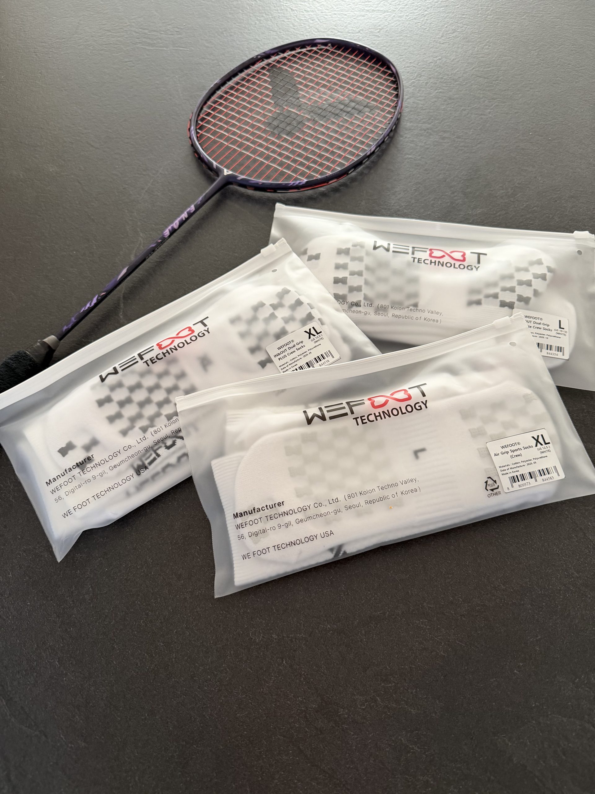 WEFOOT Badminton Gripsocken im Test