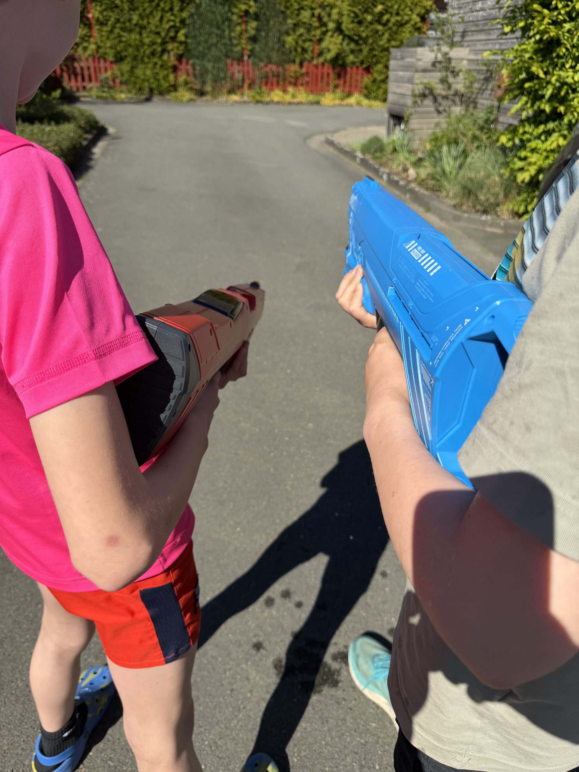 Die Wasserschlacht mit Spyra